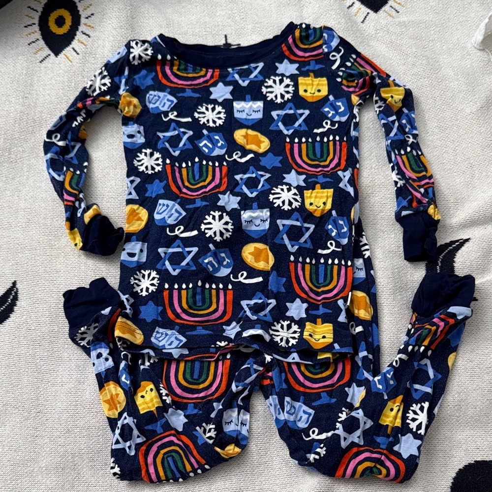 Little sleepies hanukkuah two piece pajamas